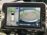 アラウンドビューモニター 駐車場での車庫入れや狭い道路での走行にカメラで確認が出来るので安心です。