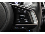 全車速域追従クルーズコントロールやエンジンの出力特性を切り替える「SIドライブ」のスイッチをステアリングの右手に装備。