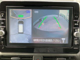 アラウンドビューモニター 駐車場での車庫入れや狭い道路での走行にカメラで確認が出来るので安心です。