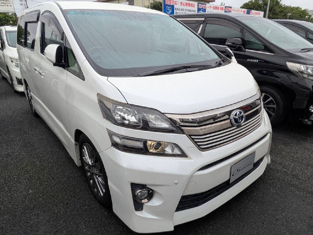 ヴェルファイア 2.4 Z ゴールデンアイズ アルパインナビ リアモニター禁煙