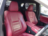 【&ldquo;F SPORT&rdquo;専用本革スポーツシート/フレアレッド】運転席ポジションメモリー/運転席・助手席ベンチレーション機能付