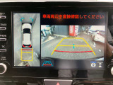 アラウンドビューモニター 駐車場での車庫入れや狭い道路での走行にカメラで確認が出来るので安心です。