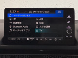AVメニューはご覧の通り、様々なコンテンツに対応、ドライブを楽しく演出できます。詳しくはスタッフへお尋ねください。