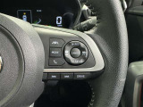 クルーズコントロール機能が付いています。 速度を設定するとアクセルを踏まなくても一定の速度で走ることができます。  高速道路ではとても便利な装置なんです。