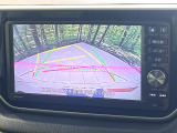 【バックカメラ】駐車時に後方がリアルタイム映像で確認できます。大型商業施設や立体駐車場での駐車時や、夜間のバック時に大活躍!運転スキルに関わらず、今や必須となった装備のひとつです!