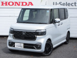 当社試乗車、業務車のN-BOXカスタム(ターボコーディネートスタイル モノトーン)が入庫です。内外装ともにきれいなお車です。