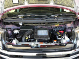 エンジンルームリフレッシュ済!弊社のサービスマンがしっかり点検整備致します。納車時には点検記録簿もご確認頂けます。