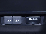 1500Wまで使えるAC100Vコンセント/充電用USB端子
