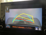 バックガイドモニターで、後方を確認しながら安心して駐車することができます。運転初心者も熟練者も必須の機能ですよ!