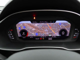 必要に応じてメーター内に地図や車両のインフォメーションなどを切り替え表示できるバーチャルコクピット