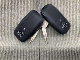 キーを取り出さずにドアを施錠&解錠。クルマの始動も可能です。