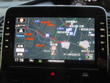 MM521D-Lナビ。大型画面で地図が見やすいです。