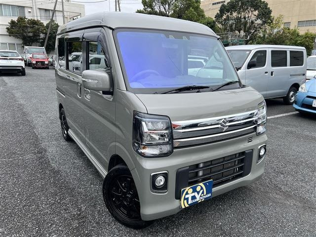 エブリイワゴン PZターボスペシャル ハイルーフ 4WD ディスプレイーディオ Bluetooth