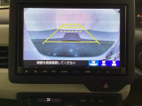 バックでの車庫入れも安心です!リアカメラが付いているバックモニター付のナビを装備しております。操作線もついており距離感も画面から確認できます。