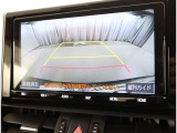 バックガイドモニター搭載で、駐車時もラクラク安心!
