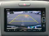 後退時に車両の後ろ側をモニター画面に表示します。車庫入れが苦手な人もこれで安心♪