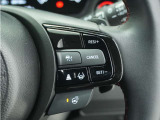 ◆アダプティブクルーズコントロール◆予め設定した車速内でクルマが自動的に加減速。前走車との適切な車間距離を維持しながら追従走行します。【LKAS】車線維持支援システムでステアリング操作を支援。