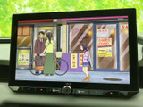 停車中にTVや映像コンテンツを楽しめる機能です。長距離移動の休憩時間に、リラックスしたひとときをお過ごしください。
