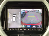 狭い場所での駐車やすれ違いなどでより的確な運転操作に役立つ360&deg;ビューモニターが装備されています。