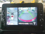 アラウンドビューモニター付き!車両を真上から見ているような映像で車庫入れも安心!!
