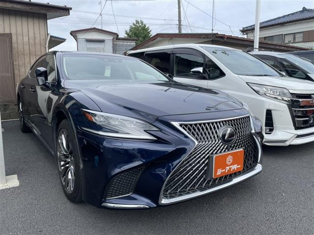 LS 500h Iパッケージ 禁煙車 茶革シート サンルーフ ブライン