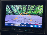 【バックカメラ】駐車時に後方がリアルタイム映像で確認できます。大型商業施設や立体駐車場での駐車時や、夜間のバック時に大活躍!運転スキルに関わらず、今や必須となった装備のひとつです!