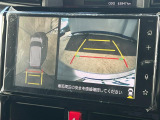 【パノラミックビューモニター】専用のカメラにより、上から見下ろしたような視点で360度クルマの周囲を確認することができます☆死角部分も確認しやすく、狭い場所での切り返しや駐車もスムーズに行えます。