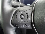 ステアリングスイッチは手元で操作しますので便利です、安全性も高いですね!