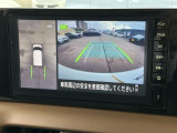アラウンドビューモニターです!上空から貴方のお車をモニタニングしている様に車両の周りの安全確認が出来ます!