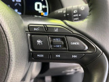 【レーダークルーズコントロール】高速道路での長距離走行が楽に!!自動で速度を保つクルーズコントロールが、衝突軽減システムと連携し、前方の車両を感知して車間を保つように速度調節してくれます!!