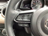 運転中でも操作ができるステアリングコントロールボタンも付いています。手元でオーディオ操作も安全でかつ楽々ですね!!