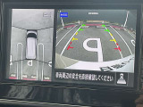 見下ろしているかのような映像で、駐車もスムーズに行ける!インテリジェントアラウンドビューモニターです。