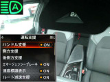 フロントカメラで車線や前方の人や車をモニターして、エマージェンシーブレーキや車線逸脱警報をを作動。ハイビームアシストも装備。