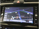 純正ナビを装備。タッチパネル式で使いやすく、お出かけもラクラクです。