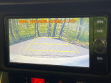 【バックカメラ】駐車時に後方がリアルタイム映像で確認できます。大型商業施設や立体駐車場での駐車時や、夜間のバック時に大活躍!運転スキルに関わらず、今や必須となった装備のひとつです!