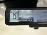 アラウンドビューモニター付ミラー、周囲の状況が映るので車庫入れや狭い場所も安心!