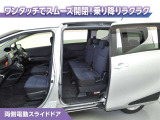 両側電動スライドドア付です!狭い駐車スペース等での乗降ラクラク!小さなお子様のいるご家庭にはうれしい装備ですね!