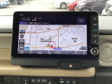 ナビは9インチホンダコネクトナビ(LXU-242NBi)装着!フルセグTV、ラジオ、CD・DVD、Apple Car Play、Android Auto、USB、Bluetoothが使用できます。
