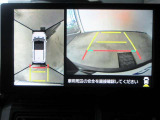 車両を上から見たような映像をディスプレイオーディオ画面に表示するパノラミックビューモニター