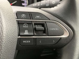 前方の車との車間を設定し、スピードを上げたり緩めたりを自動で行ってくれる追尾式の「レーダークルーズ」。上級装備の一つです!高級車にしかつかない嬉しい機能です。