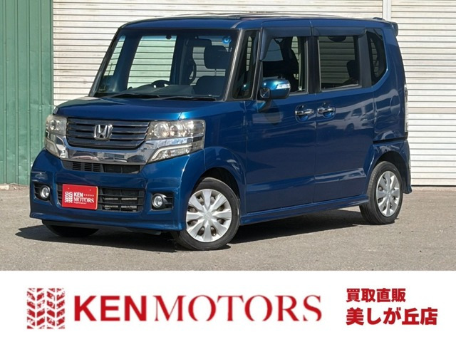 N-BOX+カスタム G 4WD ワンオーナー車4WD 社外ナビ 地デジ