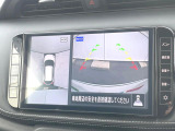 【アラウンドビューモニター】専用のカメラにより、上から見下ろしたような視点で360度クルマの周囲を確認することができます☆縦列駐車や幅寄せ時に活躍してくれます♪