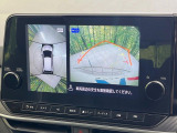 【アラウンドビューモニター】専用のカメラにより、上から見下ろしたような視点で360度クルマの周囲を確認することができます☆死角部分も確認しやすく、狭い場所での切り返しや駐車もスムーズに行えます。