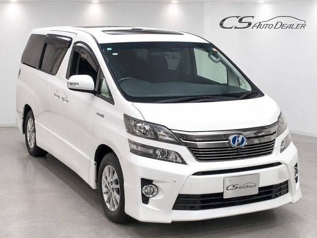 ヴェルファイアハイブリッド 2.4 ZR プレミアムシートエディション 4WD 黒本革 禁煙車