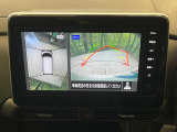 【アラウンドビューモニター】専用のカメラにより、上から見下ろしたような視点で360度クルマの周囲を確認することができます☆死角部分も確認しやすく、狭い場所での切り返しや駐車もスムーズに行えます。