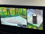 【アラウンドビューモニター】専用のカメラにより、上から見下ろしたような視点で360度クルマの周囲を確認することができます☆死角部分も確認しやすく、狭い場所での切り返しや駐車もスムーズに行えます。