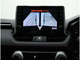 パノラミックビューモニター装備!サイドビュー/車両に取り付けたフロント、サイド、バックカメラの映像を合成しての映像を画面上に表示させることで、低速時の運転を補助する装置です。車両本体の取扱書もお読みく