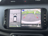 アラウンドビューモニター付きで楽々駐車