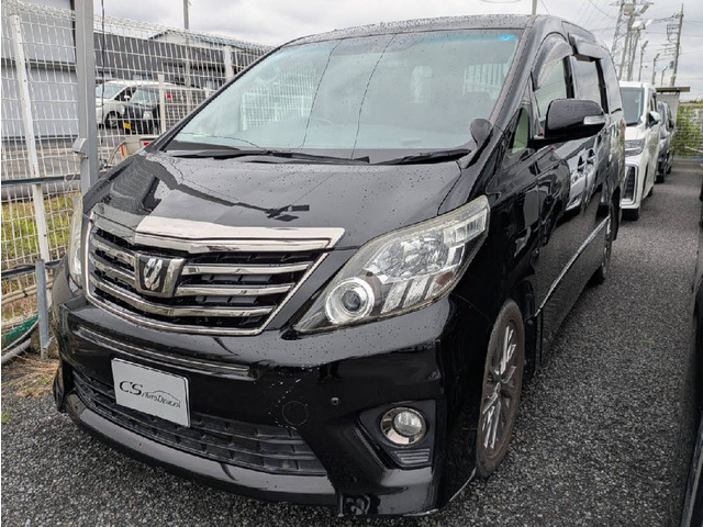アルファード 2.4 240S タイプゴールド 後席モニター ハーフレザー