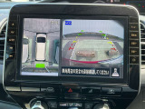 上から車を見下ろしたような画面が駐車をサポート、運転が苦手な方でも安心してお使い頂けます!!